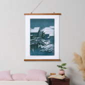 木製トップウォールタペストリー 吊り下げ型タペストリー (寝室)