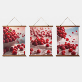 木製トップウォールタペストリー 吊り下げ型タペストリー