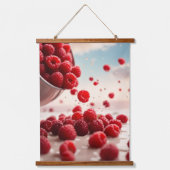 木製トップウォールタペストリー 吊り下げ型タペストリー (正面3)