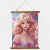 木製トップウォールタペストリー 吊り下げ型タペストリー (正面2)