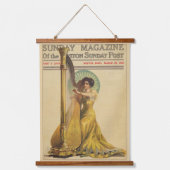 木製トップウォールタペストリー 吊り下げ型タペストリー (正面)