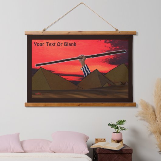 木製トップウォールタペストリー 吊り下げ型タペストリー (寝室)