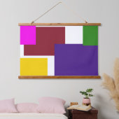 木製トップウォールタペストリー 吊り下げ型タペストリー (寝室)