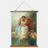 木製トップウォールタペストリー 吊り下げ型タペストリー (正面2)