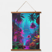 木製トップウォールタペストリー 吊り下げ型タペストリー (正面)