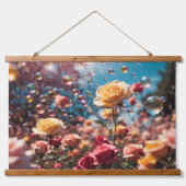 木製トップウォールタペストリー 吊り下げ型タペストリー (正面)