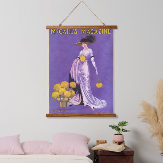 木製トップウォールタペストリー 吊り下げ型タペストリー (寝室)