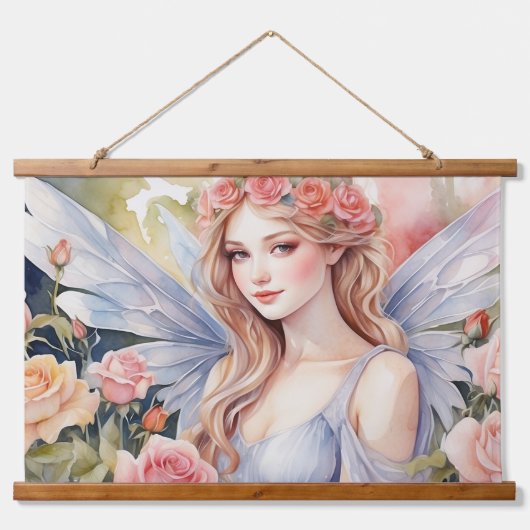 木製トップウォールタペストリー 吊り下げ型タペストリー (正面)