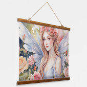 木製トップウォールタペストリー 吊り下げ型タペストリー (傾斜あり)