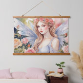 木製トップウォールタペストリー 吊り下げ型タペストリー (寝室)