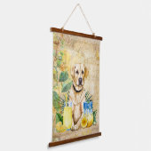 木製トップウォールタペストリー 吊り下げ型タペストリー (傾斜あり)