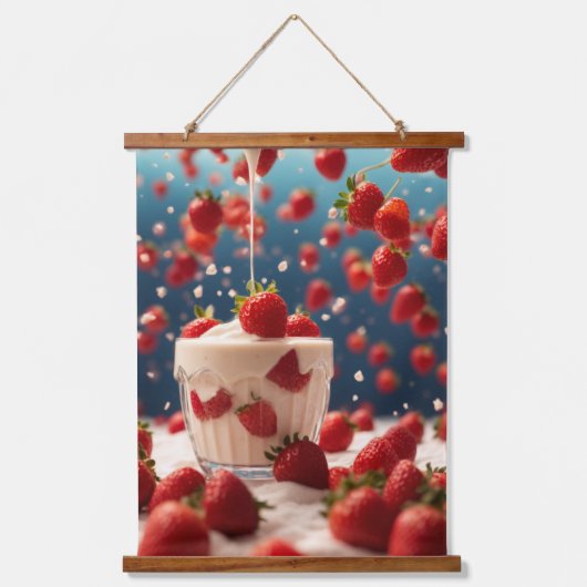 木製トップウォールタペストリー 吊り下げ型タペストリー (正面2)