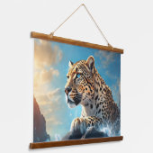 木製トップウォールタペストリー 吊り下げ型タペストリー (傾斜あり)