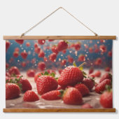 木製トップウォールタペストリー 吊り下げ型タペストリー (正面)