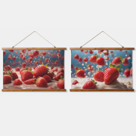 木製トップウォールタペストリー 吊り下げ型タペストリー