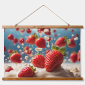 木製トップウォールタペストリー 吊り下げ型タペストリー (正面2)