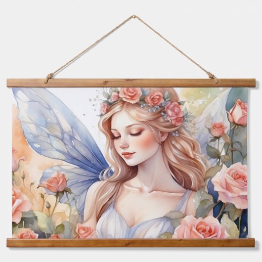 木製トップウォールタペストリー 吊り下げ型タペストリー (正面)