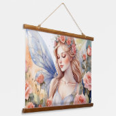 木製トップウォールタペストリー 吊り下げ型タペストリー (傾斜あり)