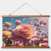 木製トップウォールタペストリー 吊り下げ型タペストリー (正面)