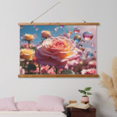 木製トップウォールタペストリー 吊り下げ型タペストリー (寝室)