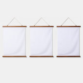 木製トップウォールタペストリー 吊り下げ型タペストリー (トリプル)