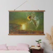 木製トップウォールタペストリー 吊り下げ型タペストリー (寝室)