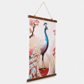 木製トップウォールタペストリー 吊り下げ型タペストリー (傾斜あり)