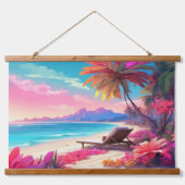 木製トップウォールタペストリー 吊り下げ型タペストリー (正面2)