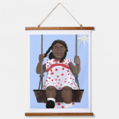 木製トップウォールタペストリー 吊り下げ型タペストリー (正面)