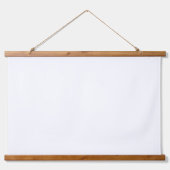 木製トップウォールタペストリー 吊り下げ型タペストリー (正面)