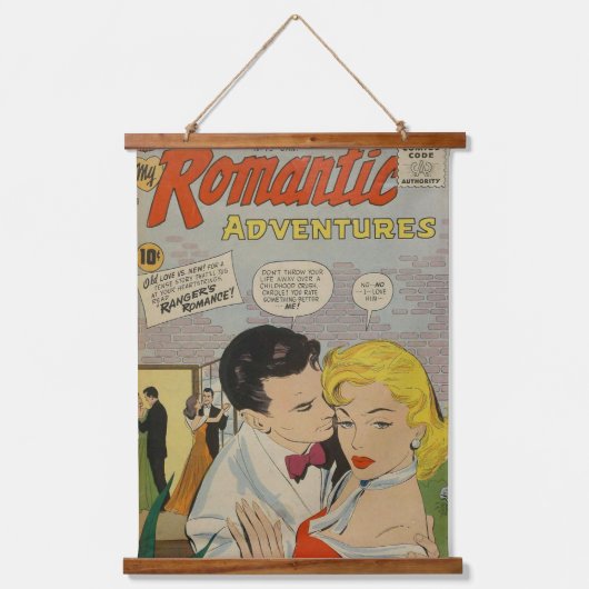 木製トップウォールタペストリー 吊り下げ型タペストリー (正面)