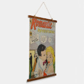 木製トップウォールタペストリー 吊り下げ型タペストリー (傾斜あり)