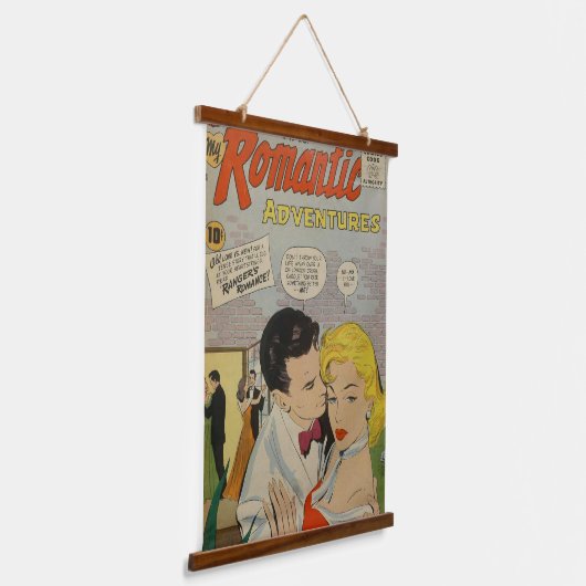 木製トップウォールタペストリー 吊り下げ型タペストリー (傾斜あり)