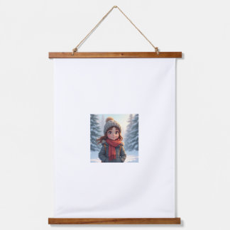 木製トップウォールタペストリー 吊り下げ型タペストリー