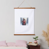 木製トップウォールタペストリー 吊り下げ型タペストリー (寝室)