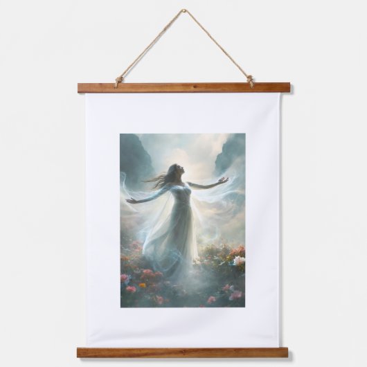 木製トップウォールタペストリー 吊り下げ型タペストリー (正面)