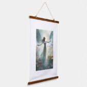 木製トップウォールタペストリー 吊り下げ型タペストリー (傾斜あり)