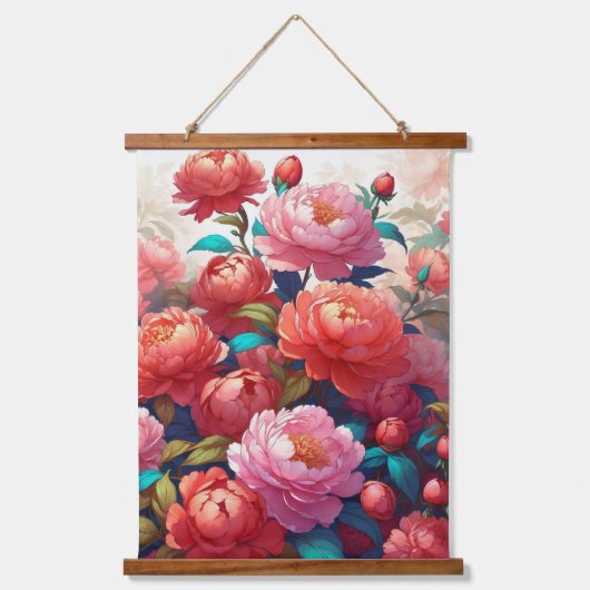 木製トップウォールタペストリー 吊り下げ型タペストリー (正面)