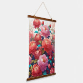 木製トップウォールタペストリー 吊り下げ型タペストリー (傾斜あり)