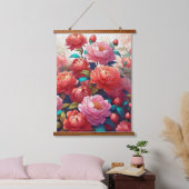 木製トップウォールタペストリー 吊り下げ型タペストリー (寝室)