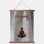 木製トップウォールタペストリー 吊り下げ型タペストリー (正面)