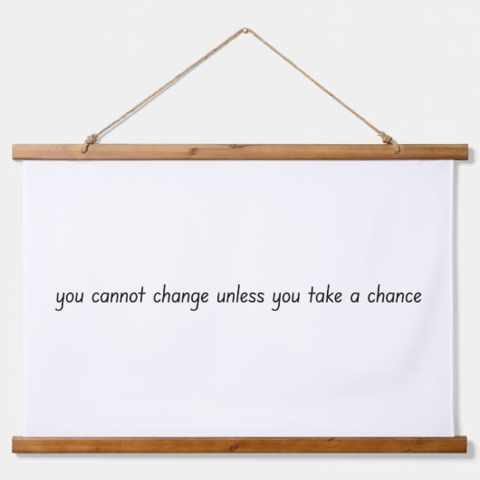 木製トップウォールテーペストリーの変更 吊り下げ型タペストリー (正面)