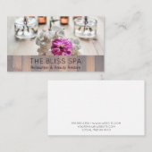 木製トリム | サロンスパ 名刺 (正面/裏面)