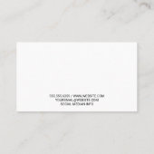 木製トリム | サロン油及び入浴剤 名刺 (裏面)