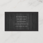 木製トリム |モノグラム 名刺 (裏面)