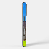 木製トーテム笑う歯の顔はっきりした写真 Case-Mate iPhoneケース (裏面 / 右)