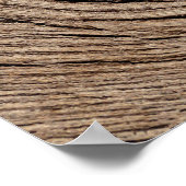 木製ノットテクスフェイクチャ ポスター (角)