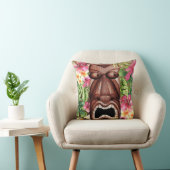 木製ハワイアンティキルアウ（ハワイ式宴会）アイランドサマーフローラ クッション (椅子)