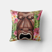 木製ハワイアンティキルアウ（ハワイ式宴会）アイランドサマーフローラ クッション (裏面)