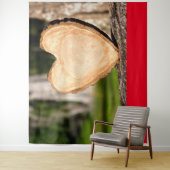 木製ハートタペストリー タペストリー (インサイチュ)